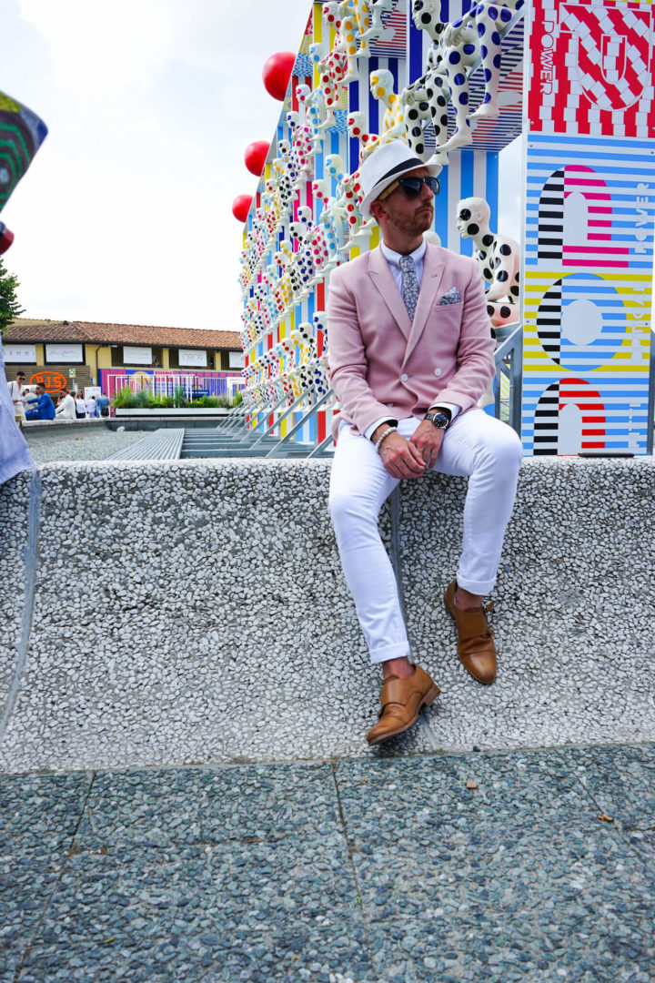 Pitti Uomo wall