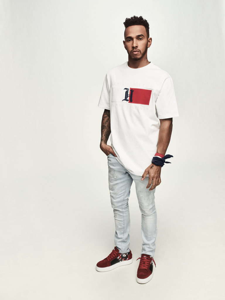 TommyXLewis Lewis Hamilton White T-Shirt