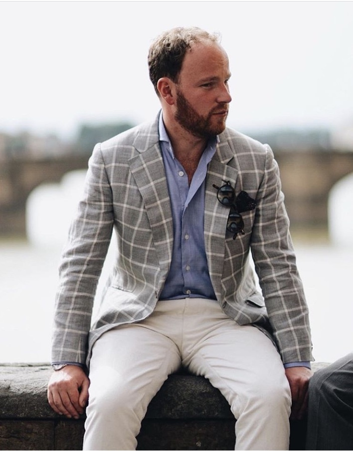 Pitti Uomo Check Blazer