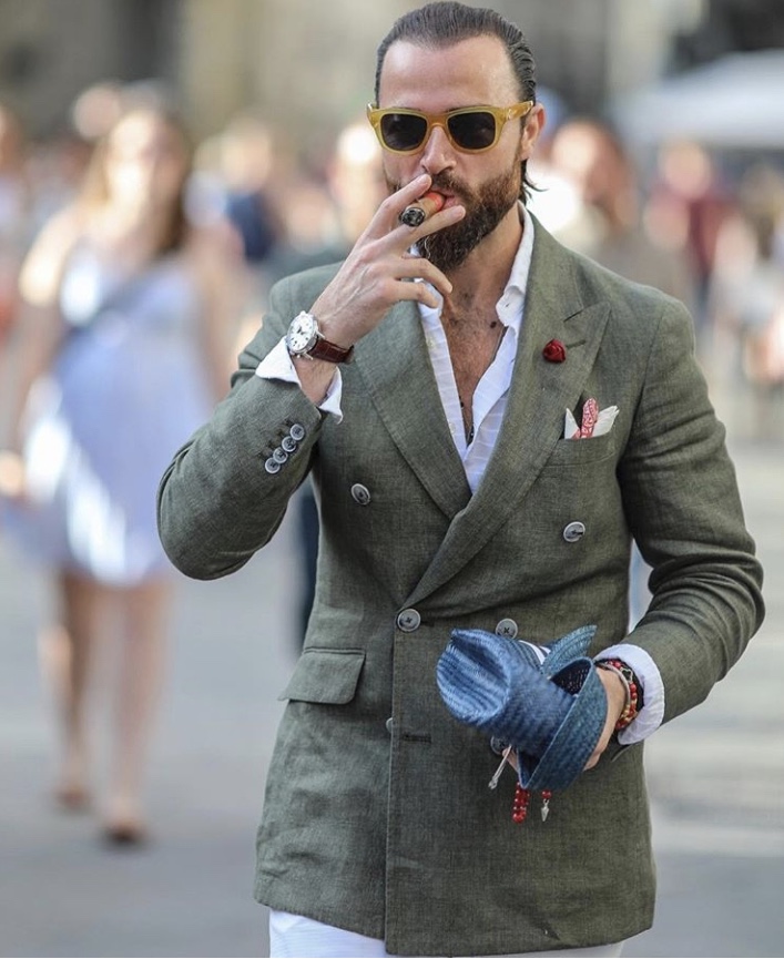 Pitti Uomo Green Blazer